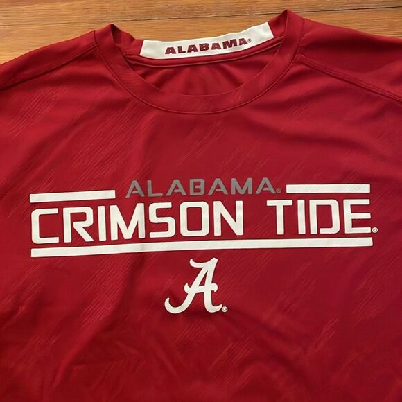 Colosseum University of Alabama Red Long Sleeve T-Shirt Mens Size Large - Picture 3 of 10